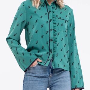 Green and Black Bouse